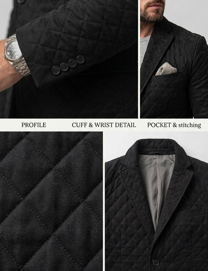 Egoistic Urban Quilt Blazer Jacket