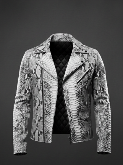 Python Edge Nappa Leather Jacket