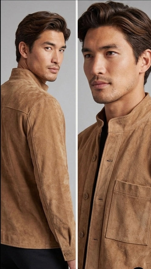 The Obsidian Artisan Suede Overshirt