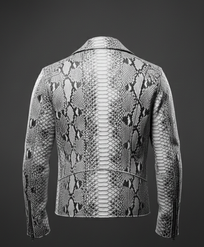Python Edge Nappa Leather Jacket