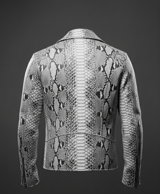 Python Edge Nappa Leather Jacket